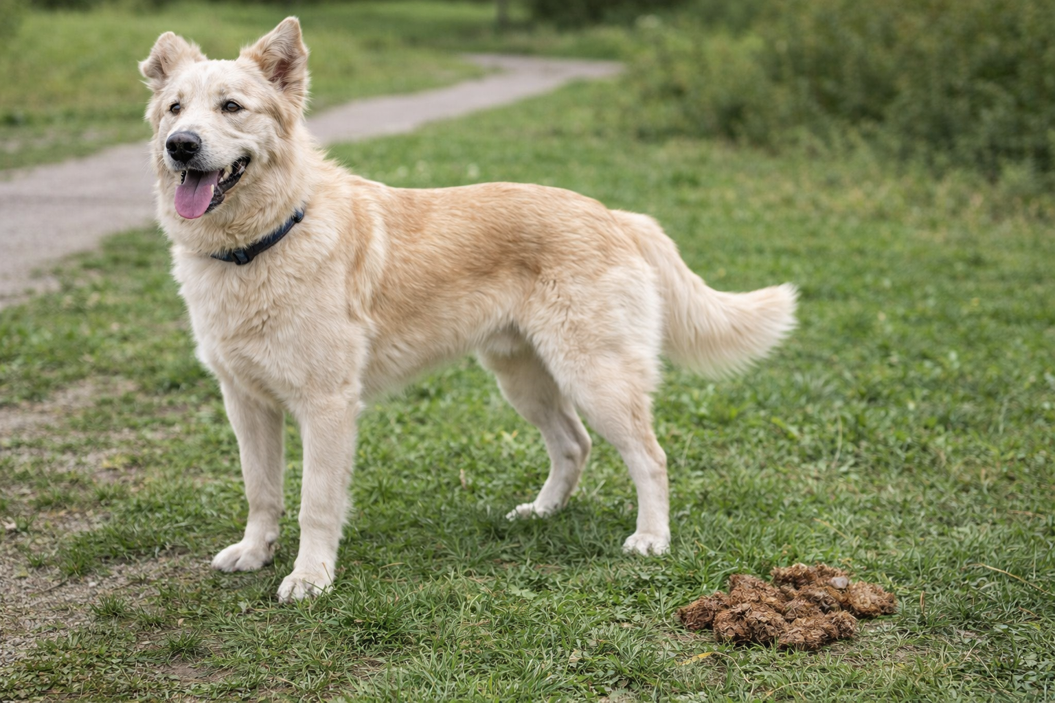 Il cane ha feci molli ma sembra stare bene: quando non è davvero tutto a posto
