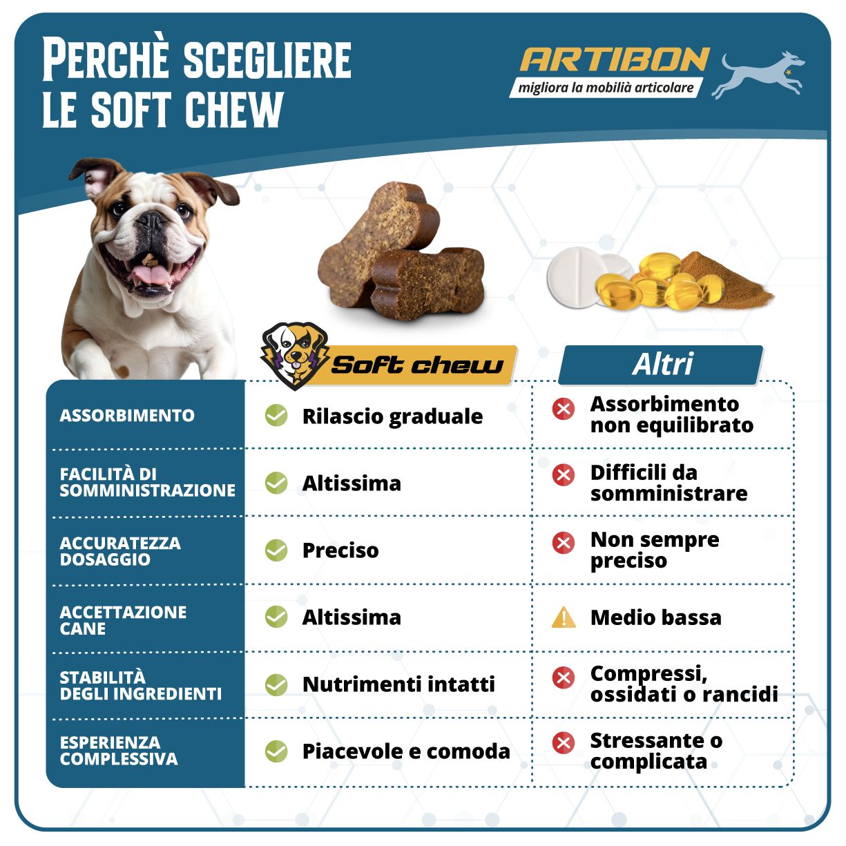 artibon - condroprotettore per articolazioni mobili e ossa forti