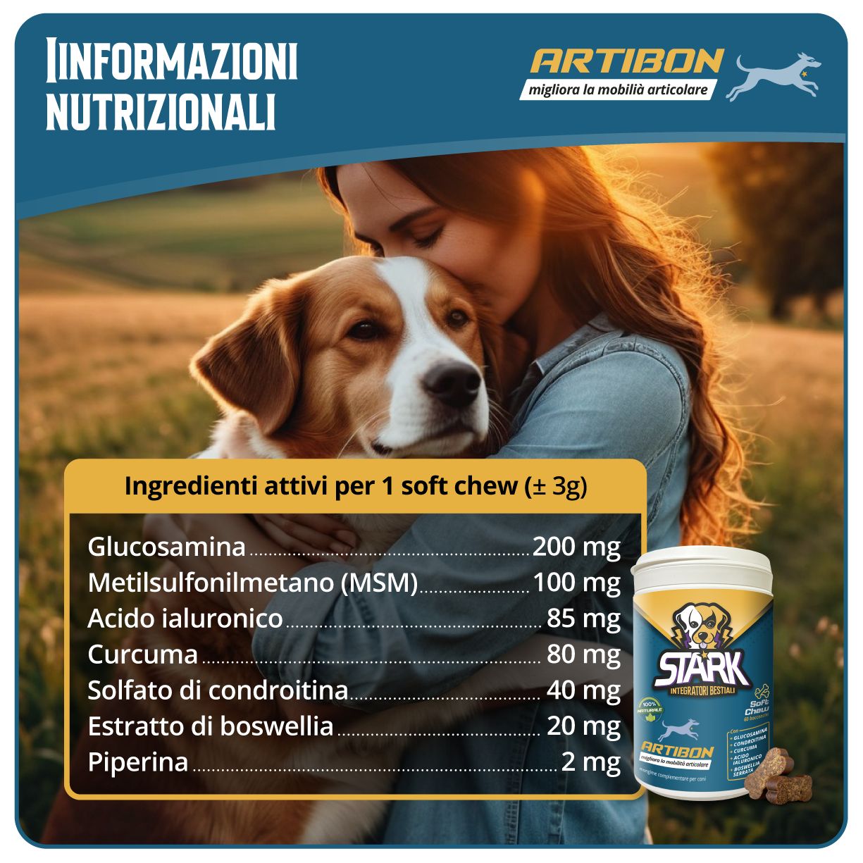 artibon - condroprotettore per articolazioni mobili e ossa forti